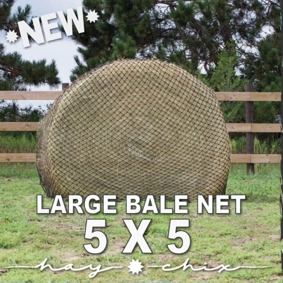 5’ Large Bale Hay Chix Nets