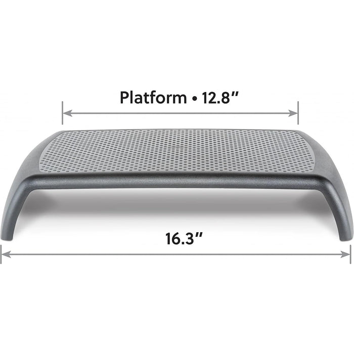 Allsop ErgoRiser Monitor Stand – Made in the USA, with US Sourced ABS Plastic