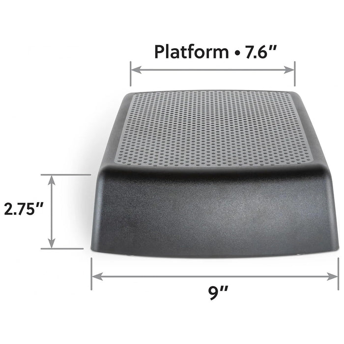 Allsop ErgoRiser Monitor Stand – Made in the USA, with US Sourced ABS Plastic