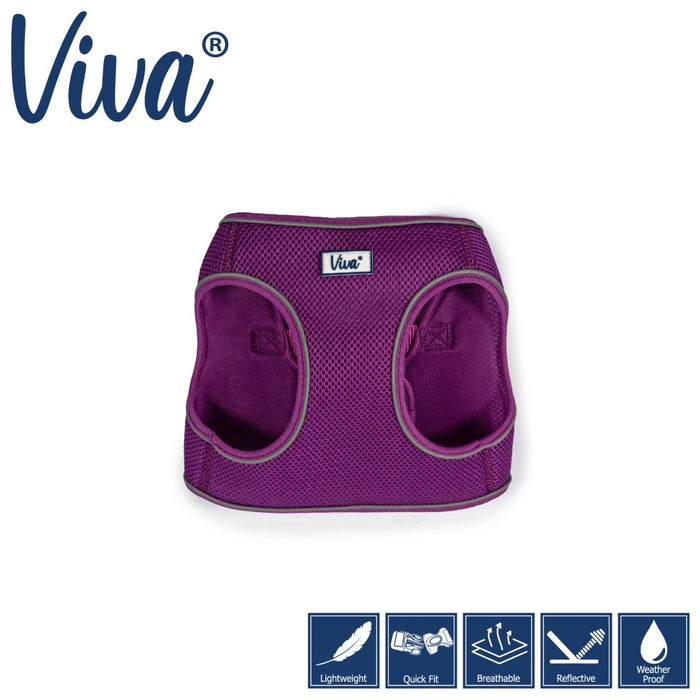 Ancol Viva | Dog Harness | Mesh Step-In - Purple