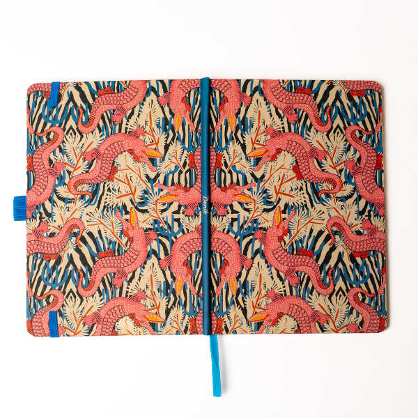 Animal print Soft Touch Hardbound Layflat Notebook Journal