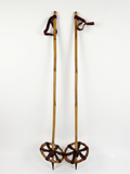 Antique Bamboo Children Ski Poles