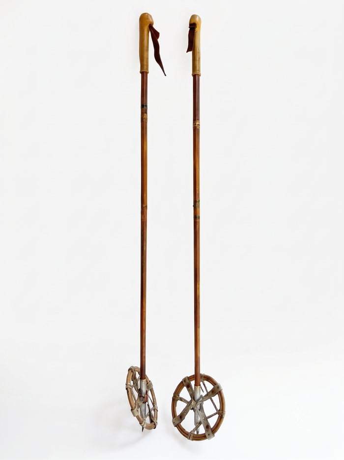 Antique Bamboo Ski Poles