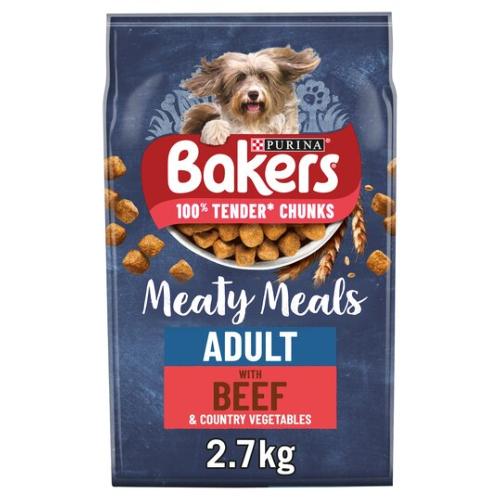 Bakers Meaty Meals with Beef Adult Dry Dog Food