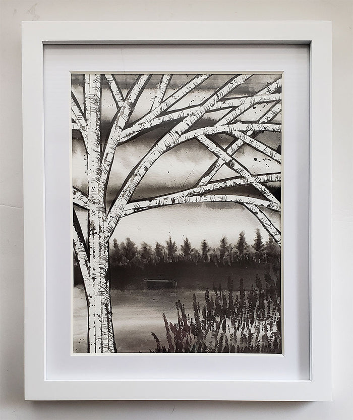 "Birch By the Lake" by Dan Herro
