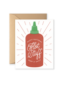 Birthday Hot Stuff Greeting Card