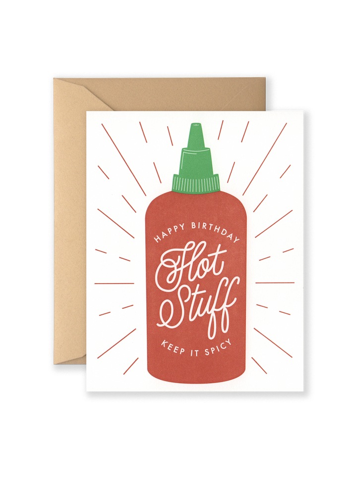 Birthday Hot Stuff Greeting Card
