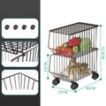 Black Paint Seasoning Bottle Finishing Storage Rack