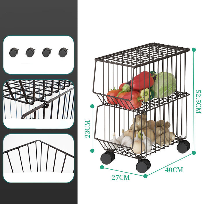 Black Paint Seasoning Bottle Finishing Storage Rack