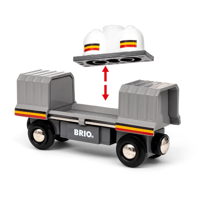 BRIO World – 36089 Trains of The World Santa Fe Train | Wooden Toy Train for Kids Aged 3 Years Up