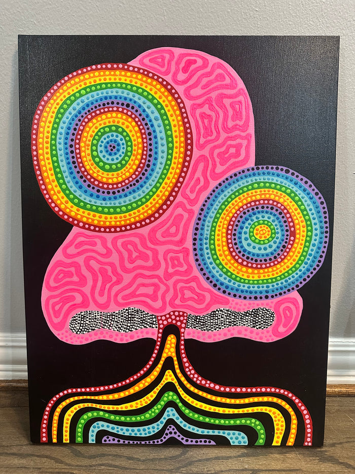 "Candy Skeleton" by Miranda Rudomin $200