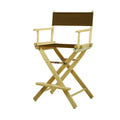 Casual Home 220-00/021-45 Director Chair 24" - Counter Height Natural Frame/Brown Canvas
