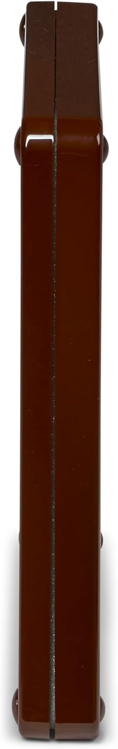 Cat Mate Lockable Cat Flap - Brown Secure Slide Lock Ideal for Thin Panel Doors