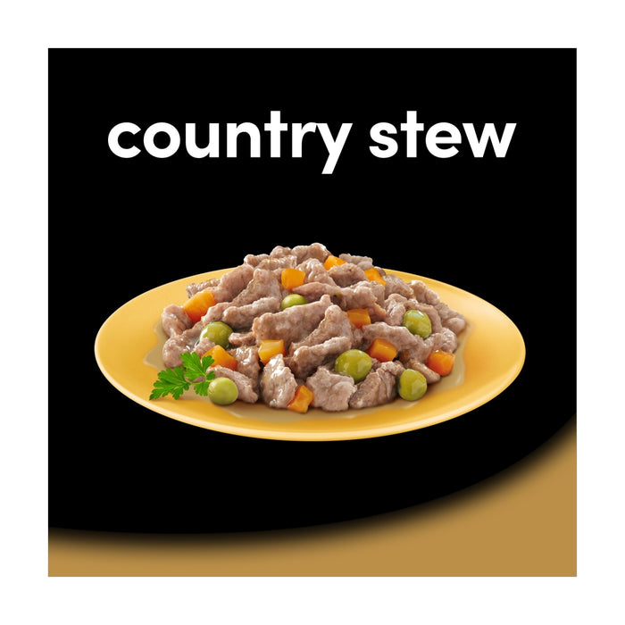 Cesar Country Stew Selection with Beef, Turkey, Poultry & Lamb Wet Dog Food 8 x 150g