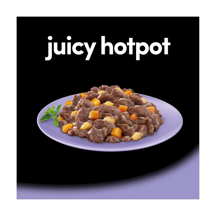 Cesar Juicy Hotpot Selection with Beef, Chicken & Lamb Wet Dog Food 8 x 150g