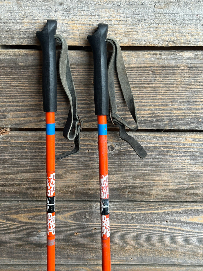 Classic Ski Poles - Orange!