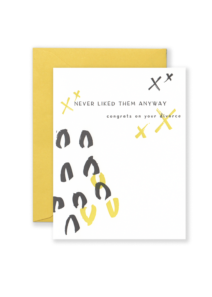 Congrats On Your Divorce Greeting Card