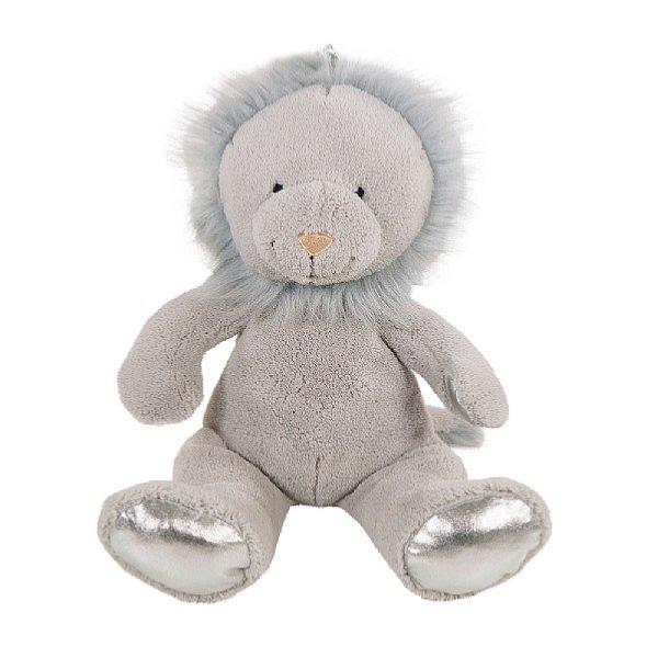 Cupid & Comet Plush Silver Lion | Christmas Dog Toy