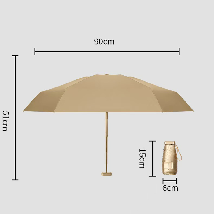 Custom Logo 5-Fold Mini Umbrella | Premium Corporate Gifts and Custom Gifts