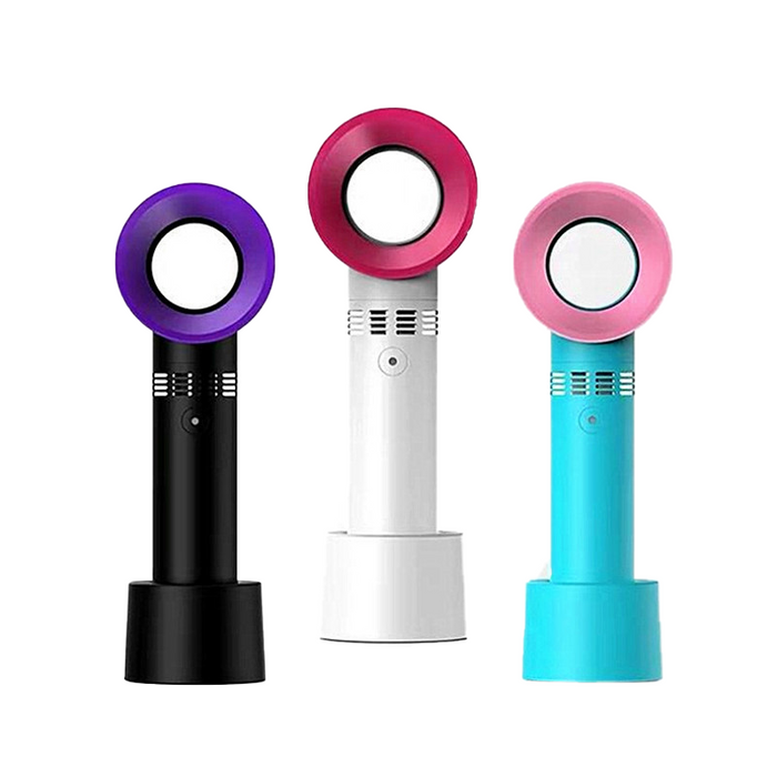 Custom Logo Bladeless Desktop Handheld Fan | Premium Corporate Gifts and Custom Gifts