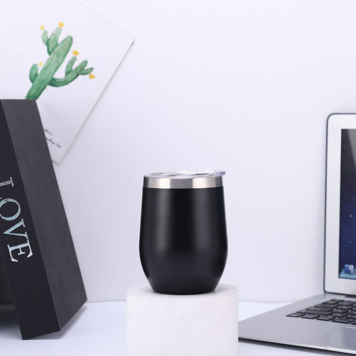 Custom Logo Curved metal eco-friendly cup | Premium Corporate Gifts and Custom Gifts