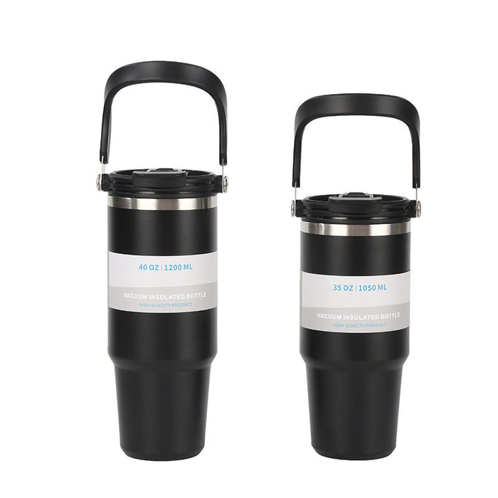 Custom Logo Double Drink Handheld Tumbler Thermos Mug | Premium Corporate Gifts and Custom Gifts