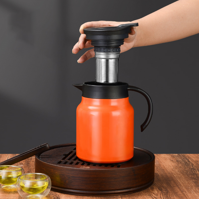 Custom Logo Handle Vacuum Thermos Pot | Premium Corporate Gifts and Custom Gifts