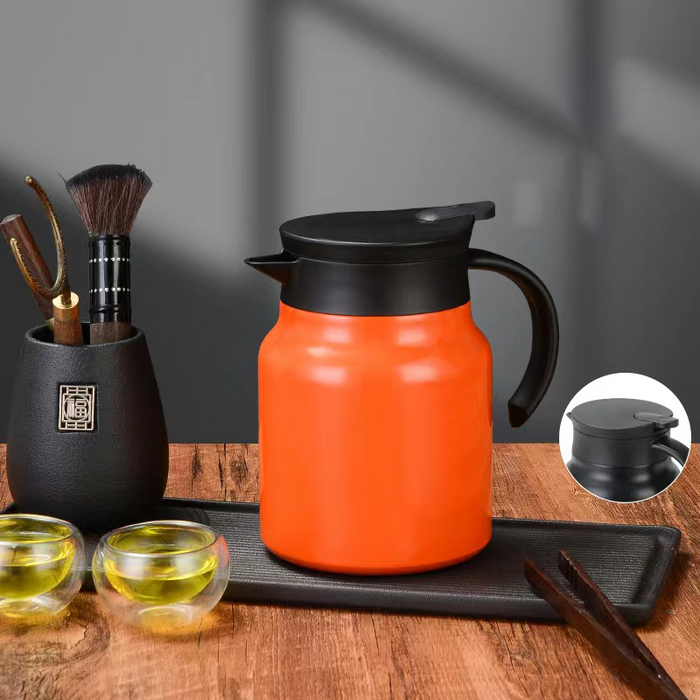 Custom Logo Handle Vacuum Thermos Pot | Premium Corporate Gifts and Custom Gifts