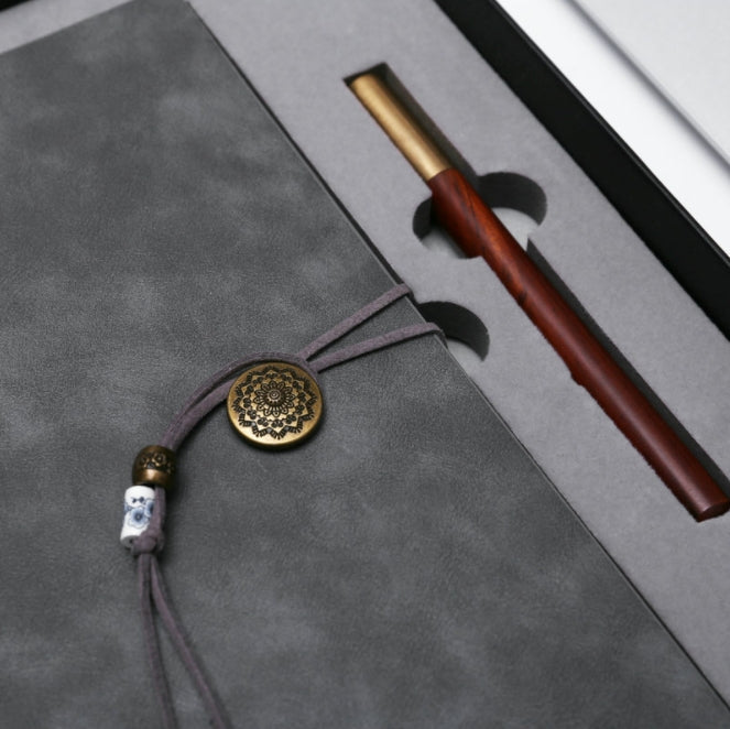 Custom Logo High-end Business Notebook Wooden Pen Gift Box | Premium Corporate Gifts and Custom Gifts