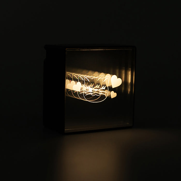 Custom Logo LED Infinity Mirror Light-Up Fridge Magnet | Premium Corporate Gifts and Custom Gifts