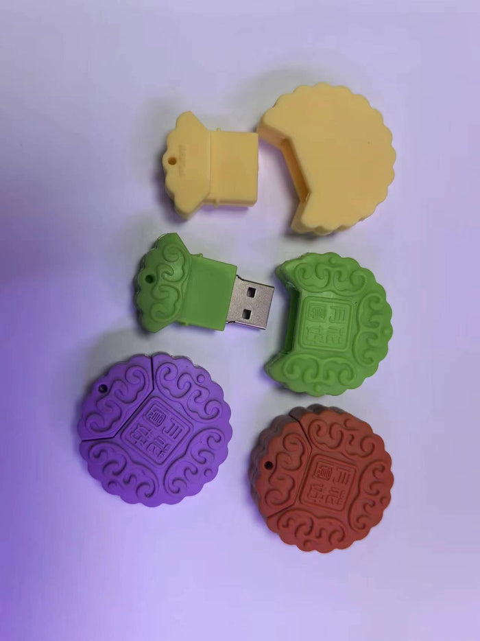 Custom Logo Mooncake Flash Drive | Premium Corporate Gifts and Custom Gifts
