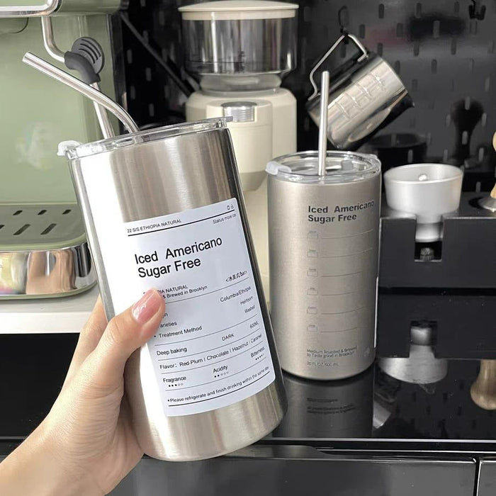 Custom Logo New double-walled stainless steel coffee cup | Premium Corporate Gifts and Custom Gifts