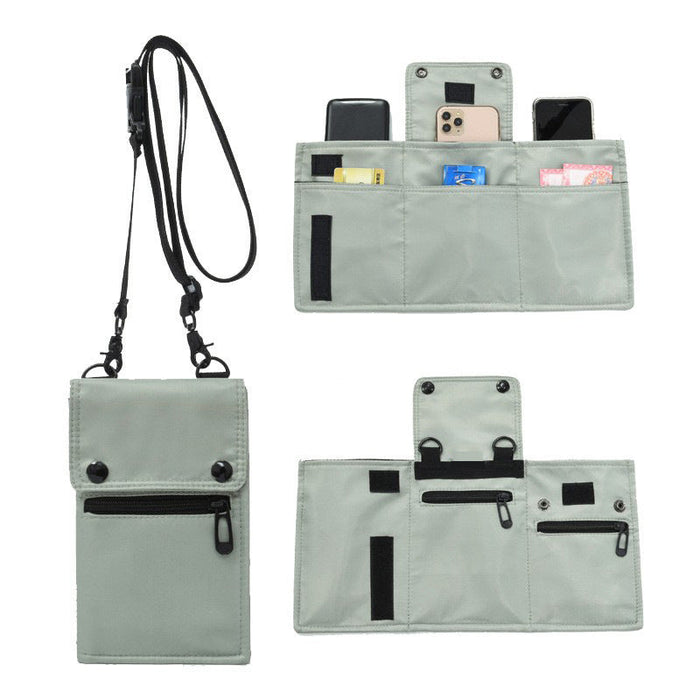 Custom Logo Nylon Water-repellent Mobile Phone Crossbody Bag | Premium Corporate Gifts and Custom Gifts