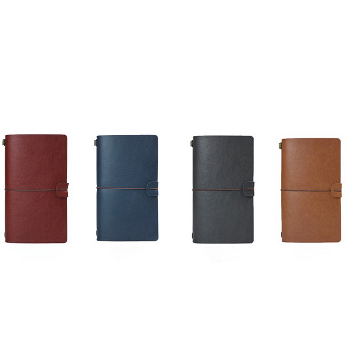 Custom Logo Retro strap travel notebook | Premium Corporate Gifts and Custom Gifts