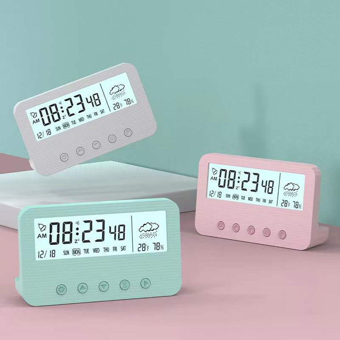 Custom Logo Smart LCD Electronic Clock | Premium Corporate Gifts and Custom Gifts