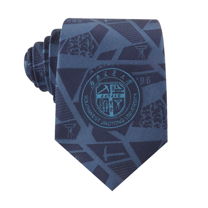Custom Logo Textured Tie | Premium Corporate Gifts and Custom Gifts