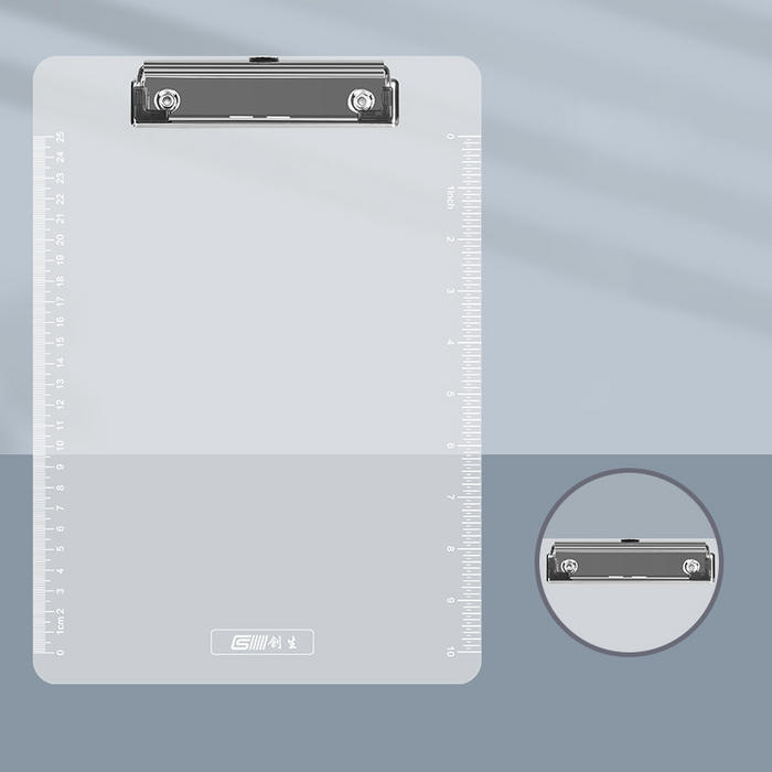 Custom Logo Transparent Board Clip Writing Board | Premium Corporate Gifts and Custom Gifts