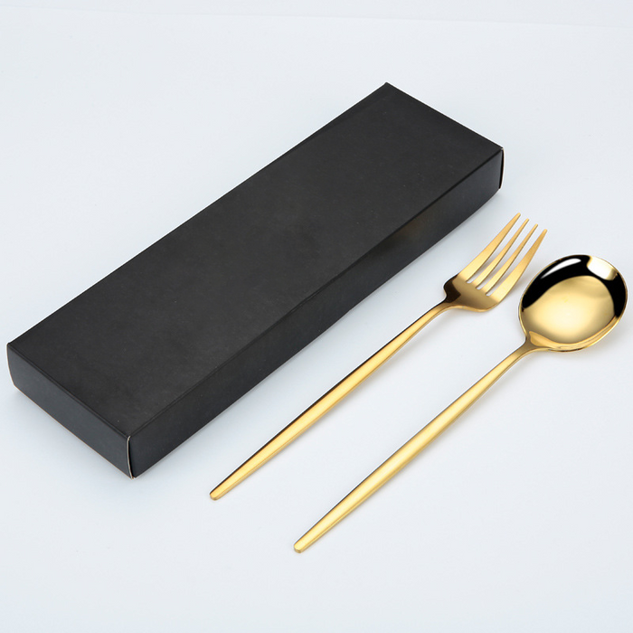 Custom Logo Western Tableware Two-Piece Gift Box | Premium Corporate Gifts and Custom Gifts