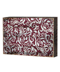 Designocracy 95001-18 Decorative Patterned Rustic Wooden Block Design Graphic Art