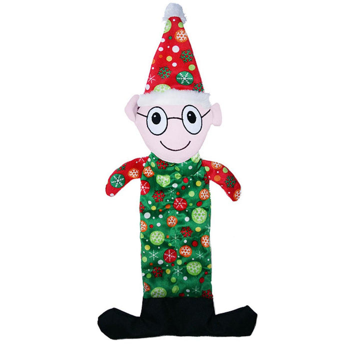 Dog Life | Christmas Dog Toy | Crazy Quilted Multi-Squeaker Character
