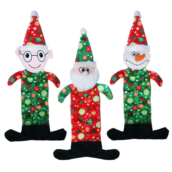 Dog Life | Christmas Dog Toy | Crazy Quilted Multi-Squeaker Character