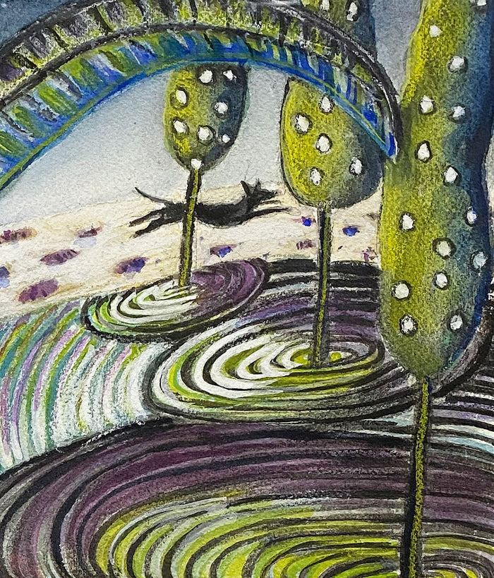 "Dotted Trees" by Stephanie Copoulos-Selle