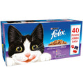 Felix | Wet Cat Food Pouches | Mixed Selection in Jelly - 40 x 100g