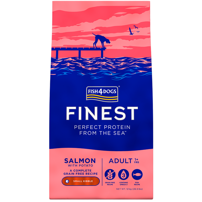 Fish4Dogs Small Breed Adult Salmon with Potato Finest Grain Free Dry Dog Food