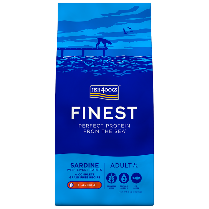 Fish4Dogs Small Breed Adult Sardine with Sweet Potato Finest Grain Free Dry Dog Food