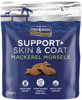 Fish4Dogs Support+ Skin & Coat Mackerel Morsels Grain Free Dog Biscuits