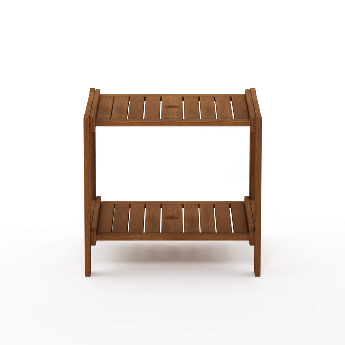 Furinno FG19840T Tioman Hardwood Mississippi Side Table, Natural