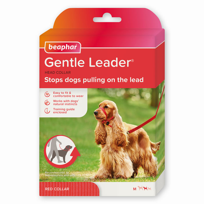Gentle Leader | Dog Walking | No Pull Headcollar - Red