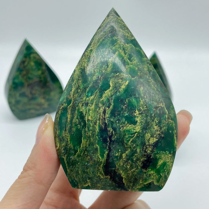 Green Mica Arrow Head Shape Wholesale -Wholesale Crystals