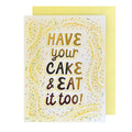 Have Your Cake Funfetti Birthday Card